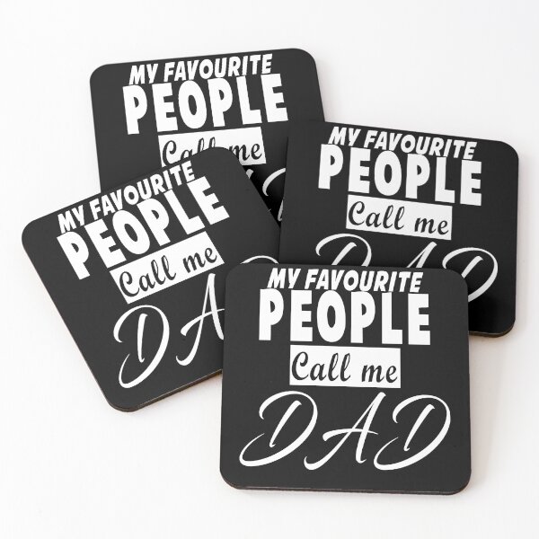 Item preview, MY FAVOURITE PEOPLE CALL ME DAD - father Son gift - faTHER Daughter gift  designed and sold by Edgy DESIGNS.