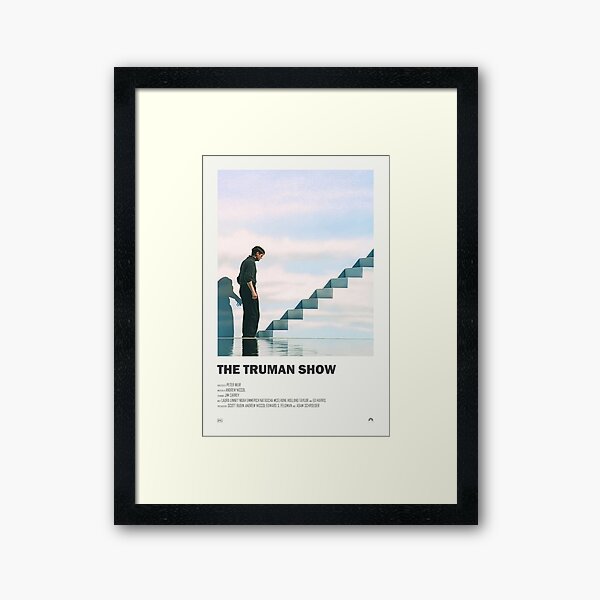The Truman Show Alternate Movie Poster Framed Art Print