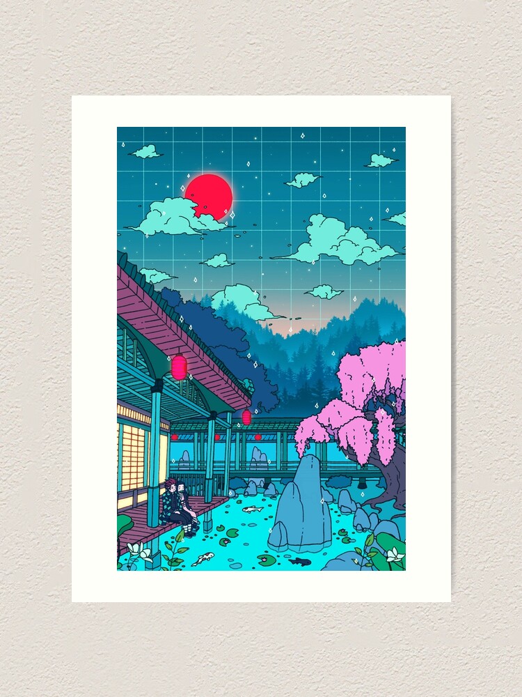 Alternate view of Demon Slaying Estate Art Print