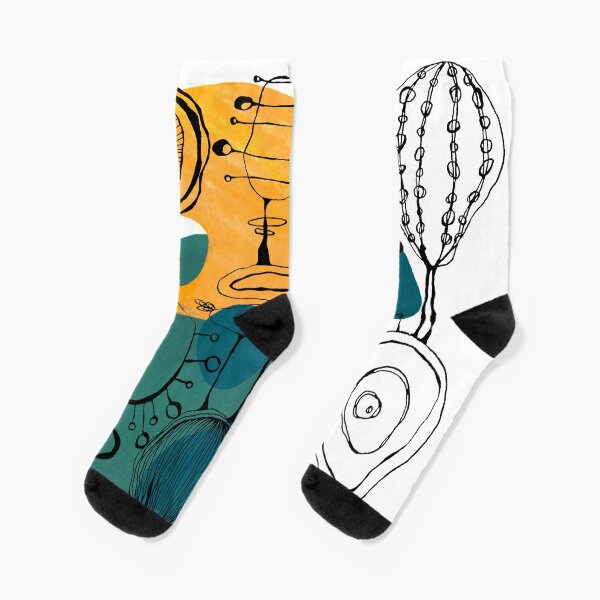 Retro Mod Large Scale Socks