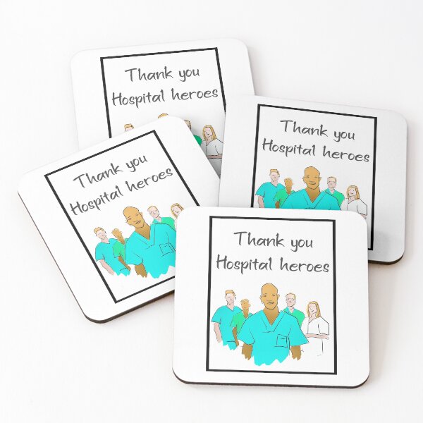 Item preview, Thank you Hospital heroes v2 designed and sold by Minimal Calm.