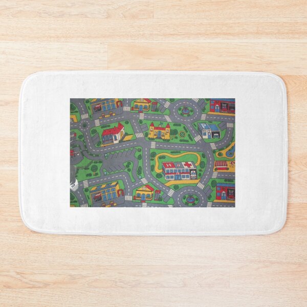 Item preview, City Roads Map Play Rug designed and sold by ThatMagicMan.