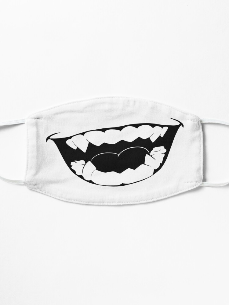 Vampire Meow Face (White Tone)