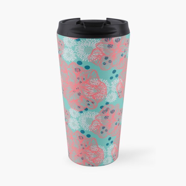 mums-n-blooms print Travel Mug