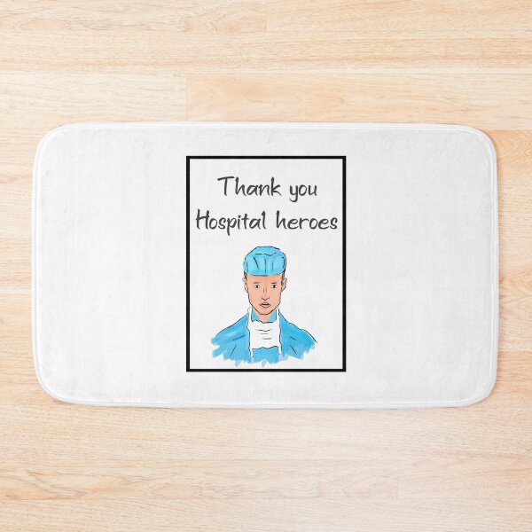 Item preview, Thank you Hospital heroes v3 designed and sold by Minimal Calm.