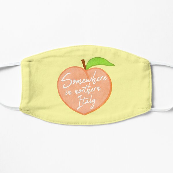 somewhere in northern italy peach Mask