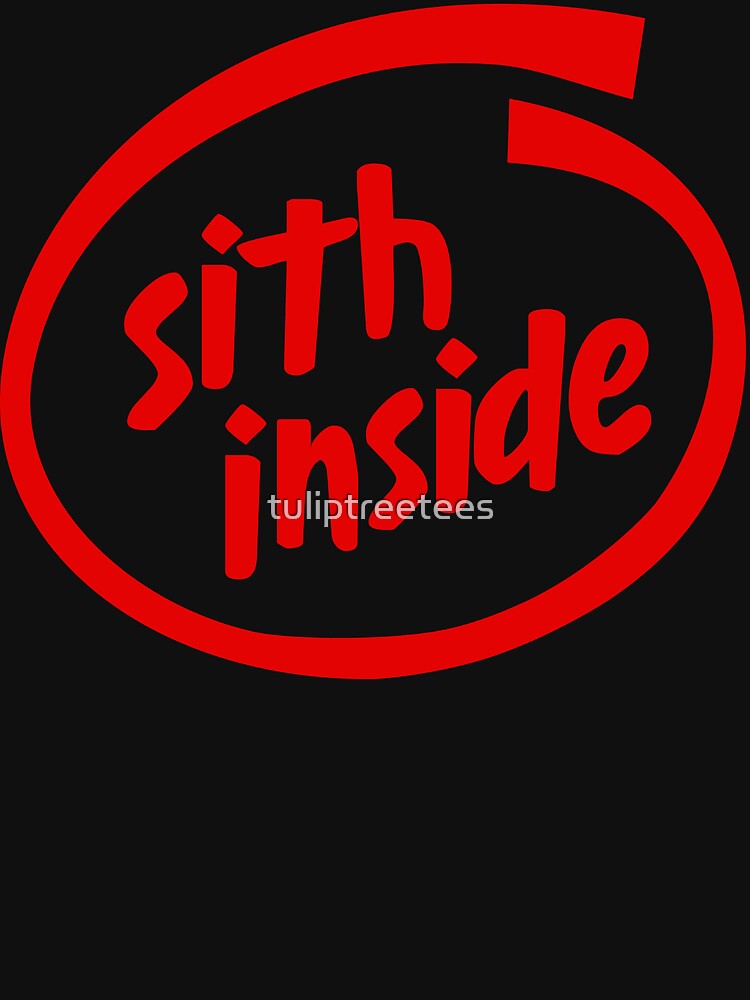 Imagen 3 de 3, Camiseta ¾ estilo béisbol con la obra Sith Inside, diseñada y vendida por tuliptreetees.