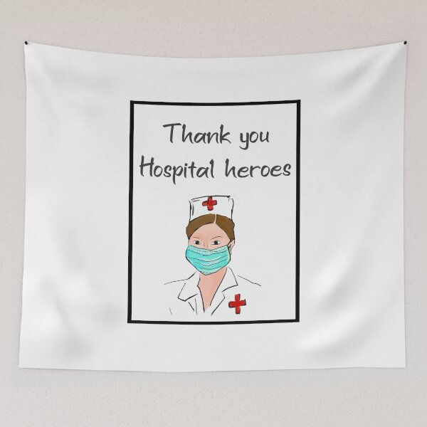 Item preview, Thank you Hospital heroes v4 designed and sold by Minimal Calm.
