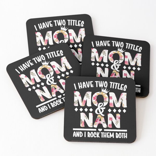 Item preview, I Have Two Titles Mom & Nan - I Rock Them Both designed and sold by nana1099.