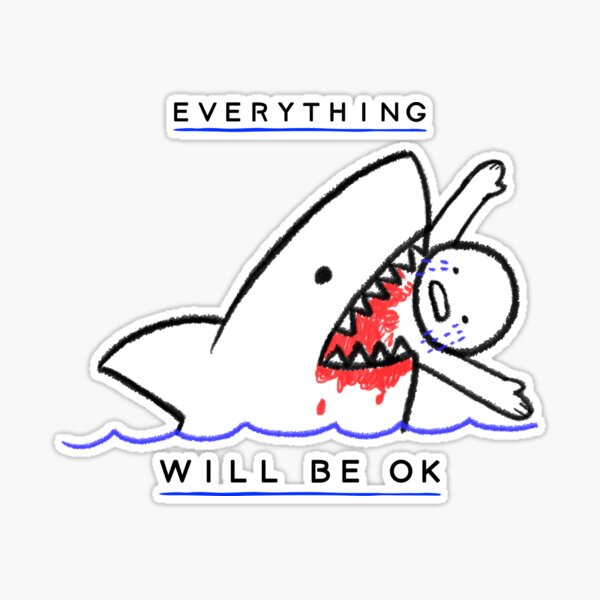 Shark Bait Valentine's Day Stickers