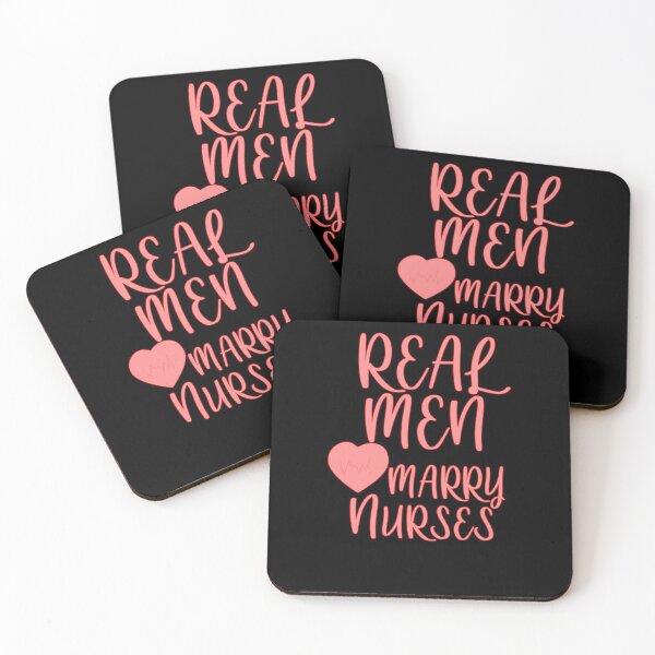 Item preview, Real Men Marry Nurses, Nurse Gift  designed and sold by RedArtCO.