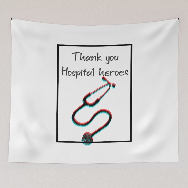 Item preview, Thank you Hospital heroes v6 designed and sold by Minimal Calm.
