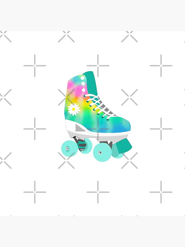 "Rainbow Tie Dye Roller Skate" Canvas Print for Sale by CarianneMae
