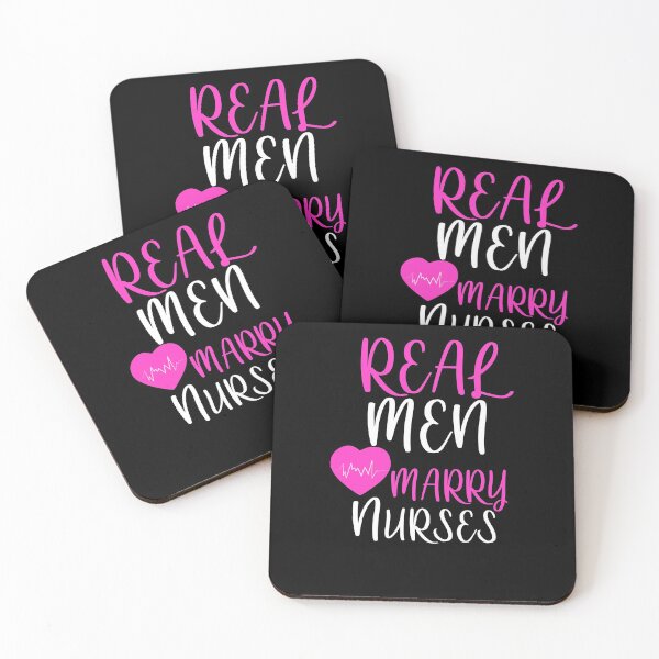 Item preview, Real Men Marry Nurses, Nurse Gift  designed and sold by RedArtCO.