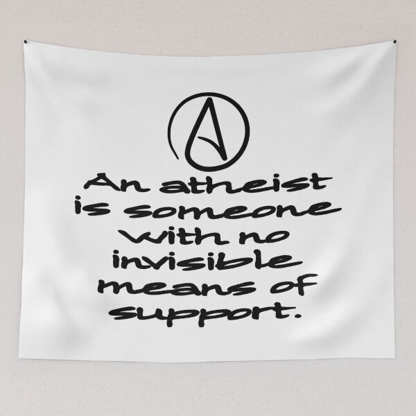 Item preview, An Atheist's Support designed and sold by Elfyau.