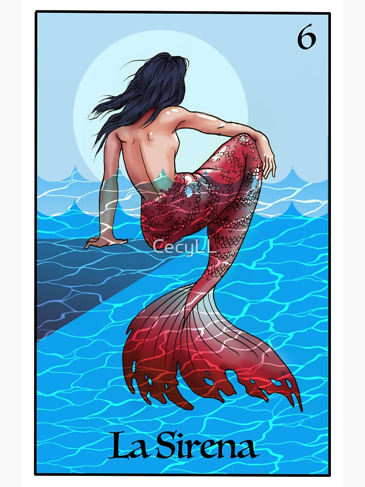 La Sirena Loteria Mexicana 4” Magnet Mexican Lottery Fridge Magnet