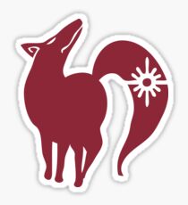 The Seven Deadly Sins - The Fox Sin of Greed (Red) Sticker