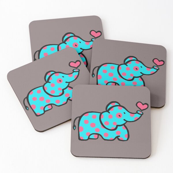 Item preview,  Little  Elephant in Love. designed and sold by evelyn-at-work.