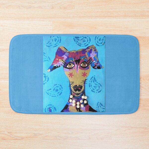Aperçu de l'œuvre Party Hound AKA Houndi Gras créée et vendue par Sonjalyn Dickson Rine.