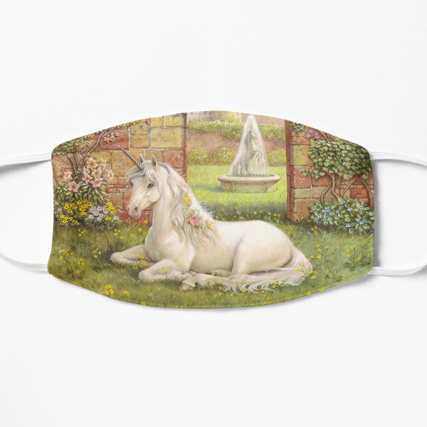 Unicorn Garden Flat Mask