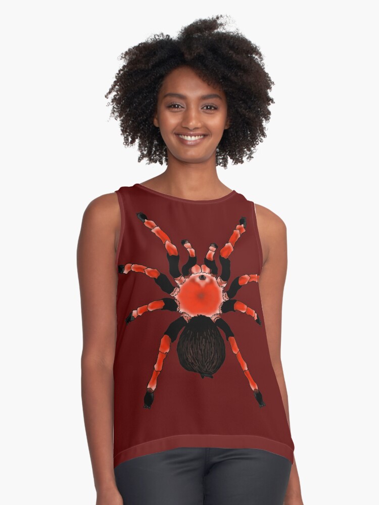 Blusa sin mangas «Tarantula de pierna de llama» de TinkerandBone | Redbubble