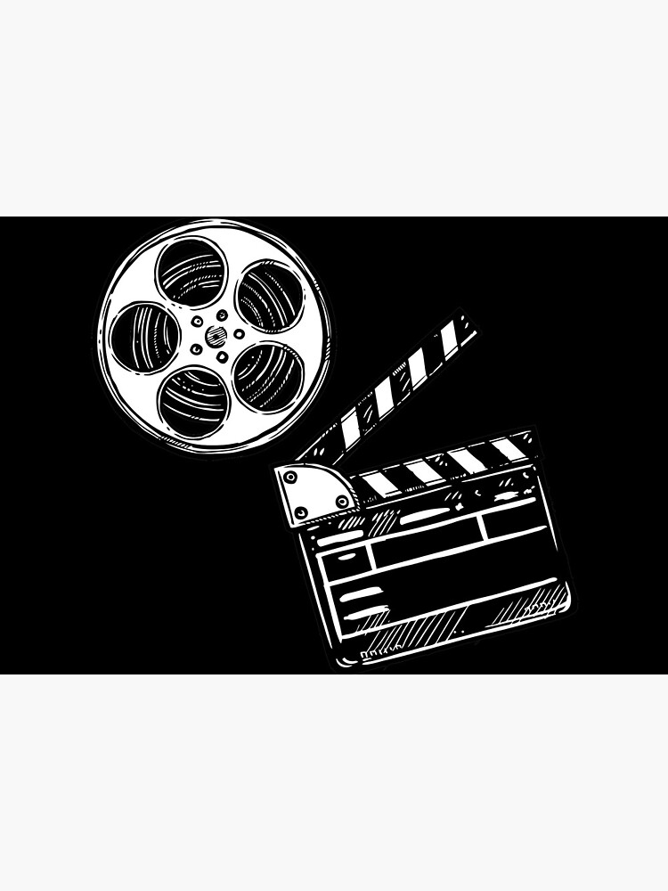 Movies, Film and Clapperboard by artdesignforyou
