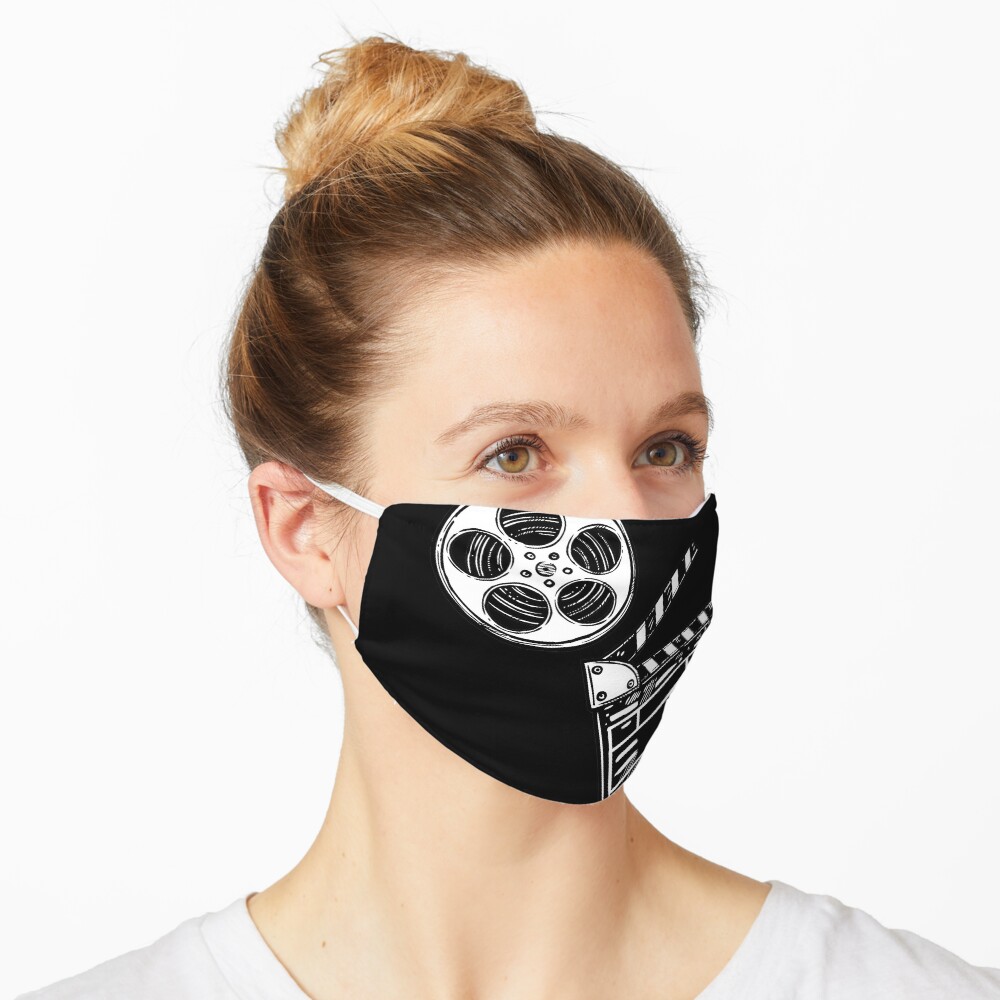 Movies, Film and Clapperboard Mask