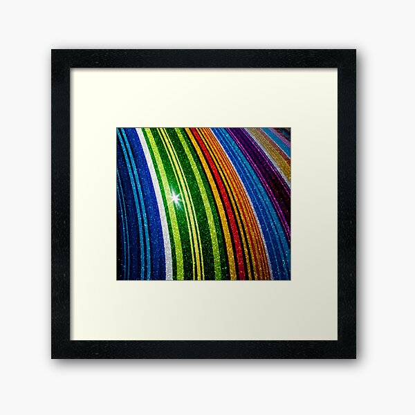 The Rings of Saturn Framed Art Print