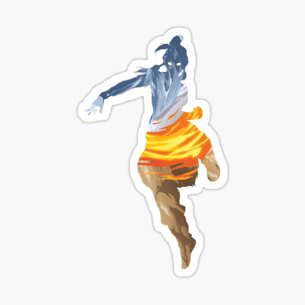 Korra and the Elements Sticker