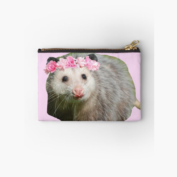 Item preview, Floral Opossum  designed and sold by Brenna Langdon.