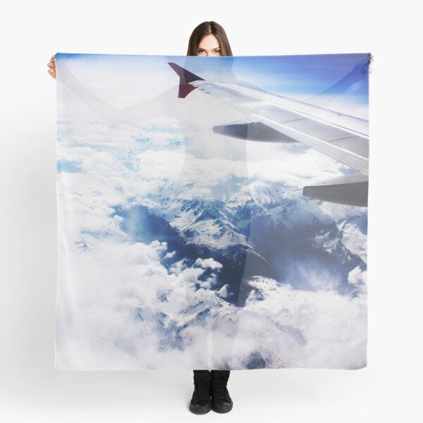Flight from Malta to Zurich Scarf