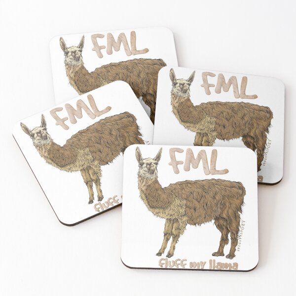 Item preview, FML - Fluff my Llama designed and sold by ABOotlanders.