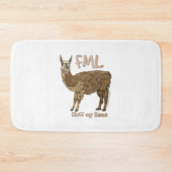 Item preview, FML - Fluff my Llama designed and sold by ABOotlanders.