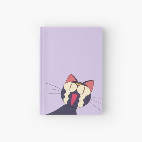 Luna Sailor Moon Tears Gif Hardcover Journal