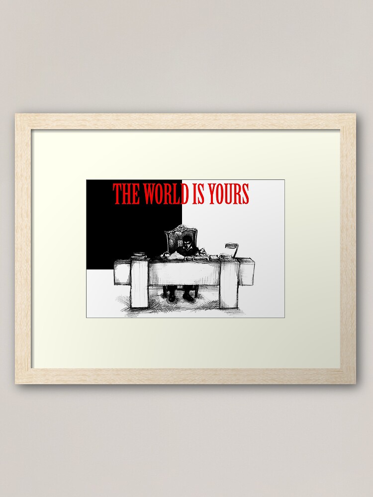 Scarface - The World Is Yours - Framed – ConceptPosters