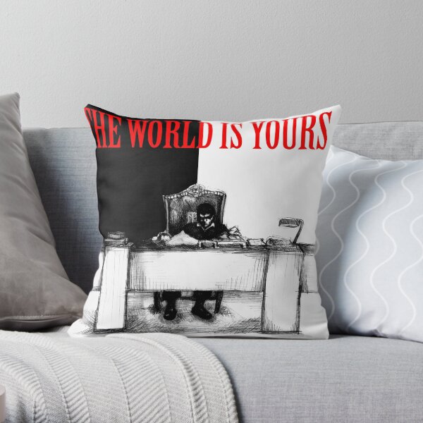 The World Is Yours Throw Pillow