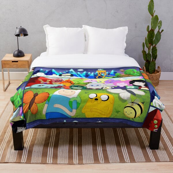 Time Adventure Throw Blanket