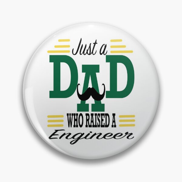 Item preview, Just a DAD who raised a Engineer for Father's Day Fitted T-Shirt designed and sold by Bola06.