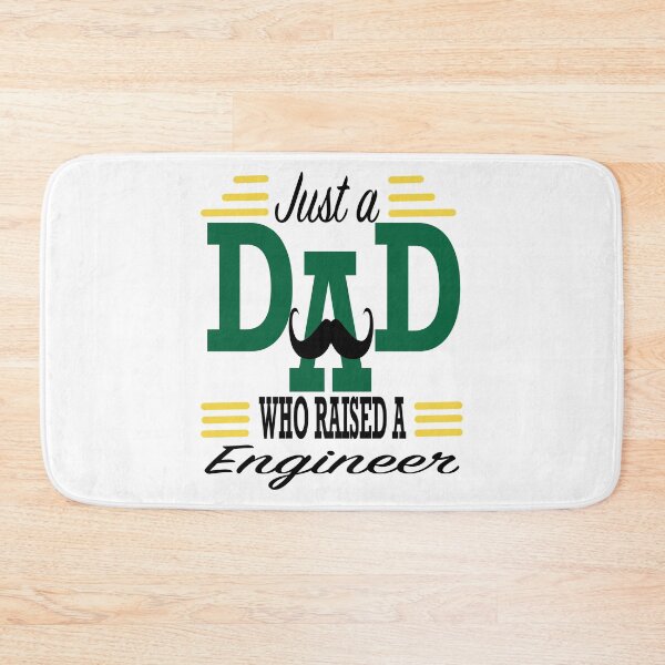 Item preview, Just a DAD who raised a Engineer for Father's Day Fitted T-Shirt designed and sold by Bola06.