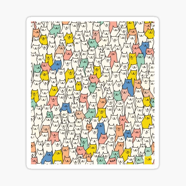 Cats party 2 Sticker