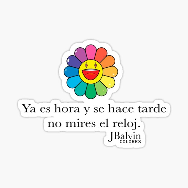 Arcoiris-JBalvin(Jeismary Rivera) Pegatina