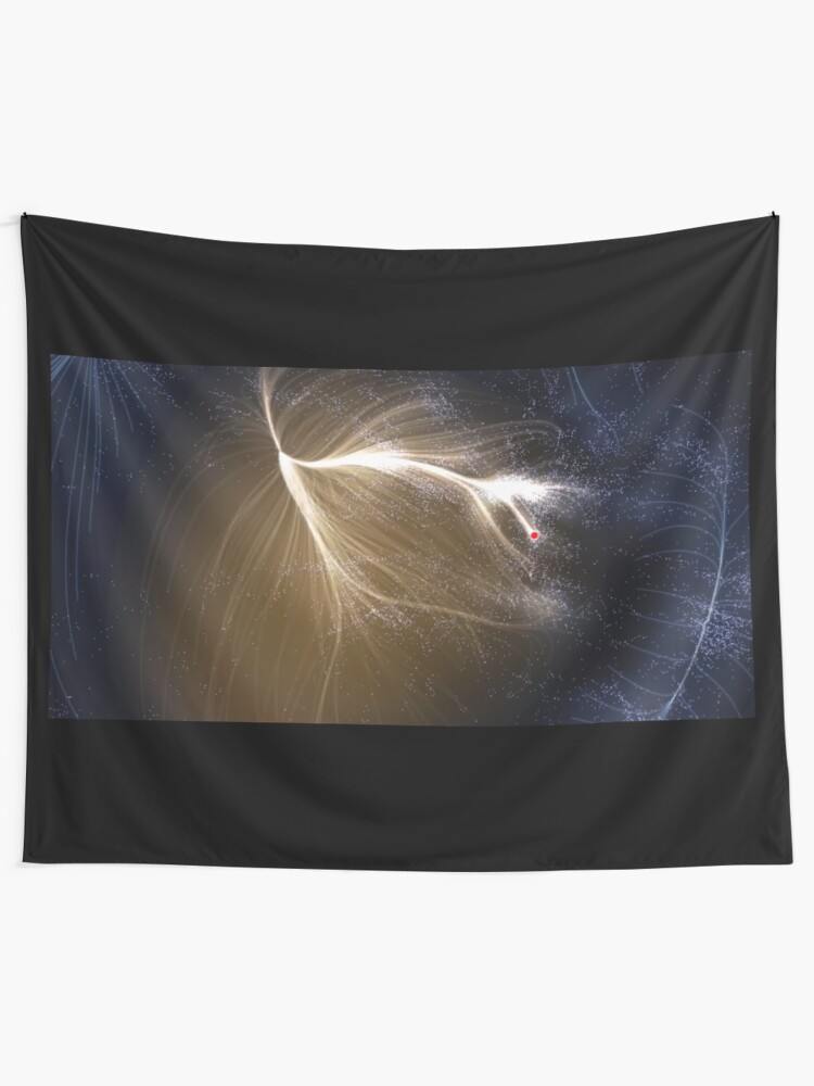 Alternate view of The #Laniakea #Supercluster, #Cosmology, #Astrophysics, Astronomy Tapestry