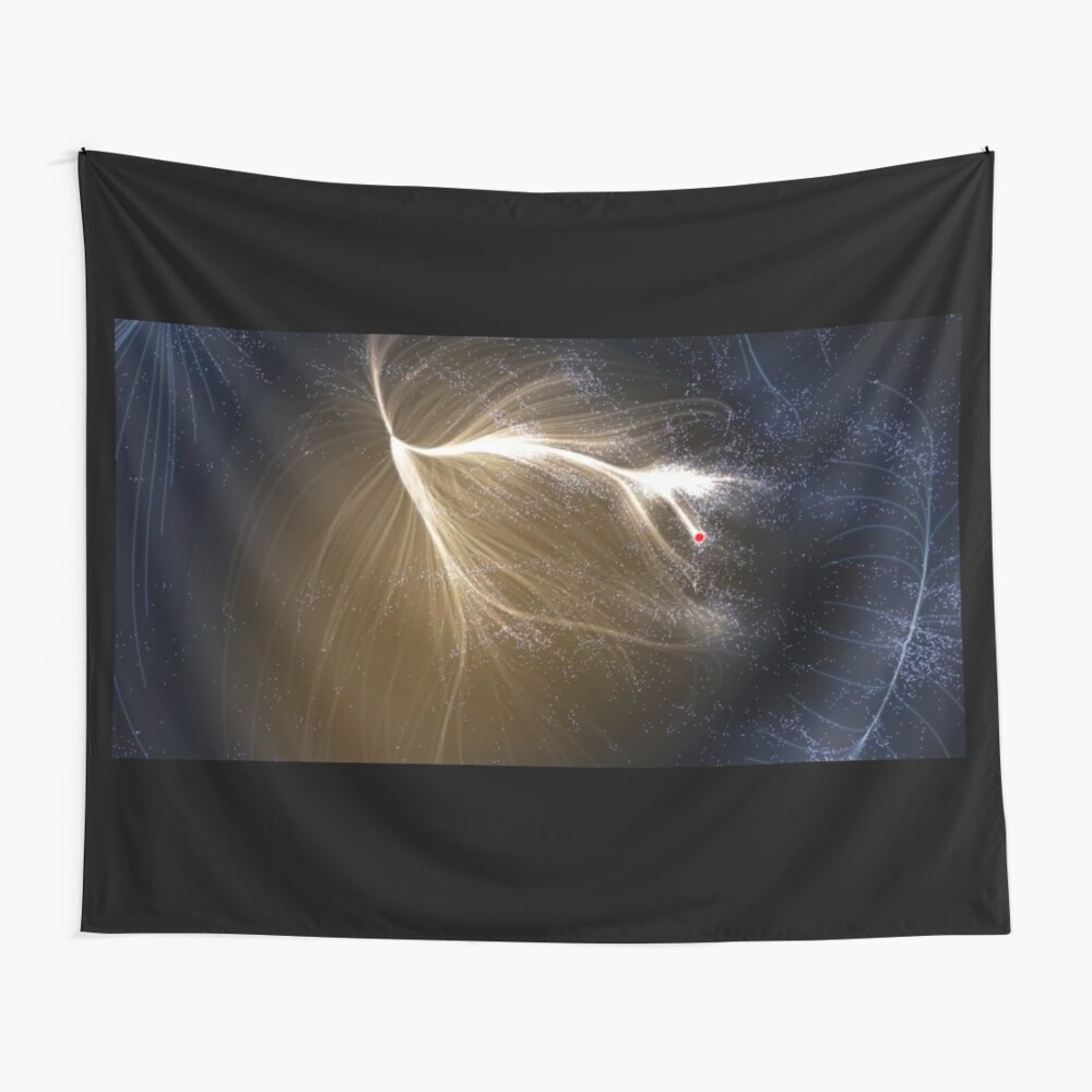 Laniakea Supercluster, Cosmology, Astrophysics, Astronomy, tapestry,1200x-pad,1000x1000,f8f8f8