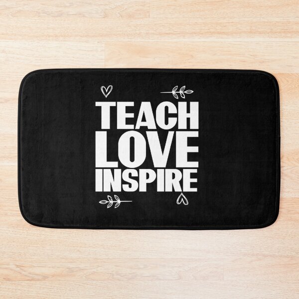 Item preview, Love Teach Inspire: Funny Teaching Quote Gift Idea designed and sold by cutitoutsir.