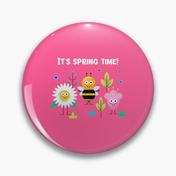 Item preview, It's Spring Time Bee and Flowers Illustration designed and sold by javes93.