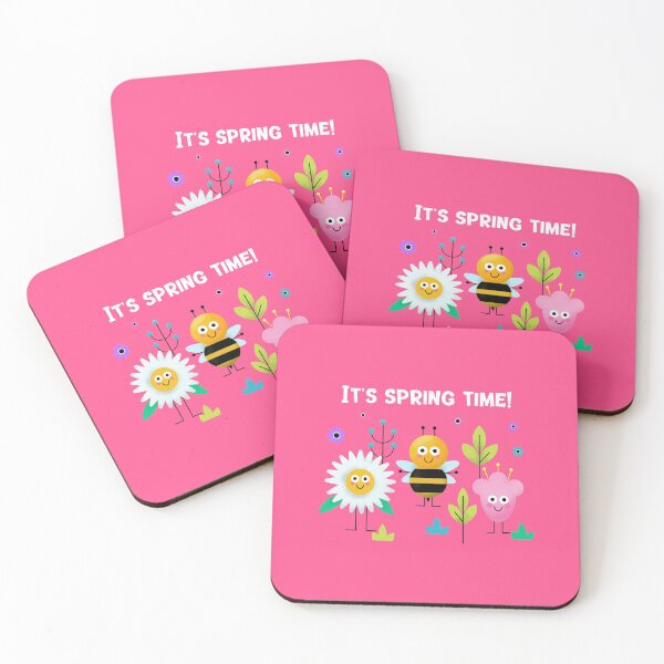 Item preview, It's Spring Time Bee and Flowers Illustration designed and sold by javes93.