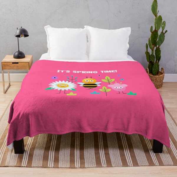 Item preview, It's Spring Time Bee and Flowers Illustration designed and sold by javes93.