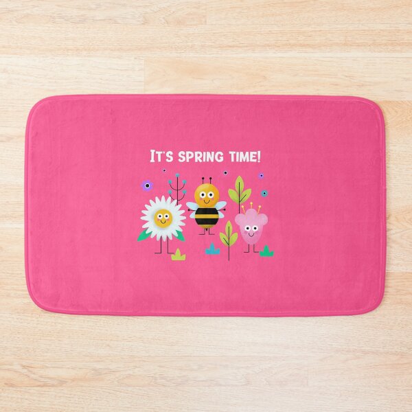 Item preview, It's Spring Time Bee and Flowers Illustration designed and sold by javes93.
