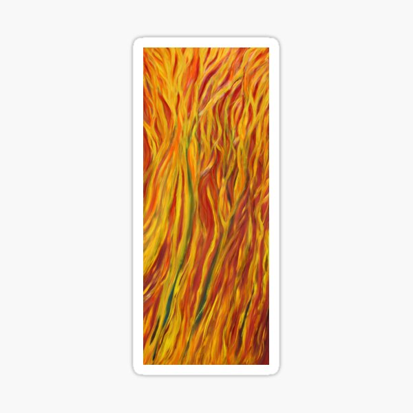 On Fire Sticker