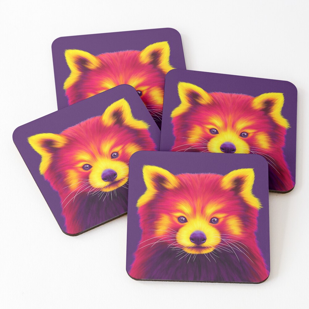 Item preview, Coasters (Set of 4) designed and sold by NeonFuzz.